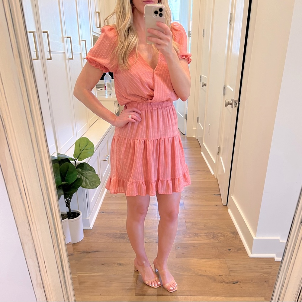 Glam Coral Dress-Small-NWOT